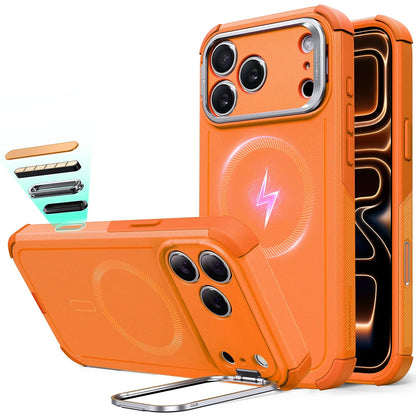 MagSafe cover til Apple iPhone 17 Pro Max, ESR, Cyber Armor Kickstand, Orange