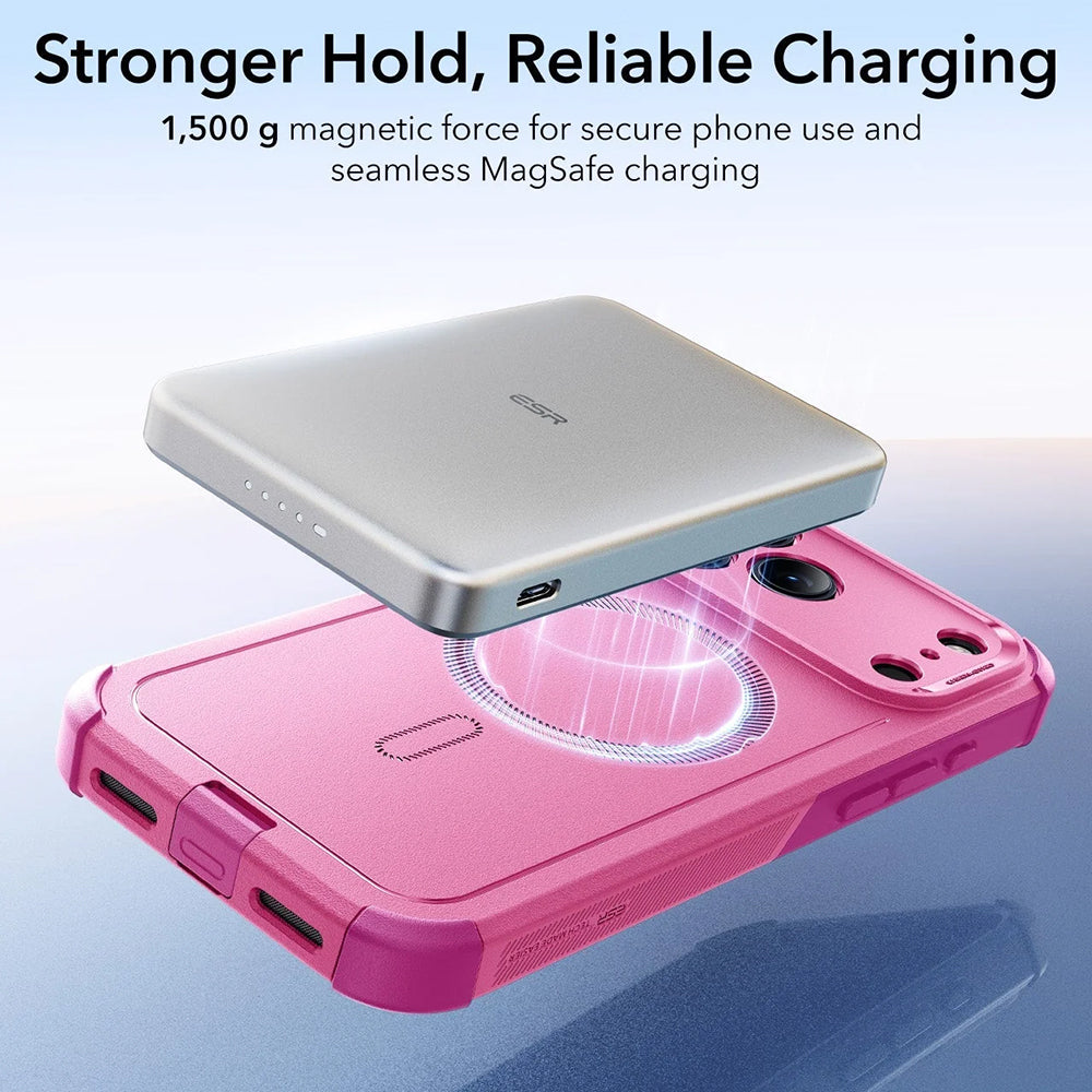 MagSafe cover til Apple iPhone 17 Pro Max, ESR, Cyber, Pink