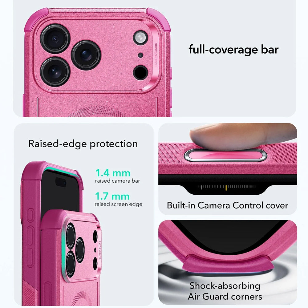 MagSafe cover til Apple iPhone 17 Pro Max, ESR, Cyber, Pink