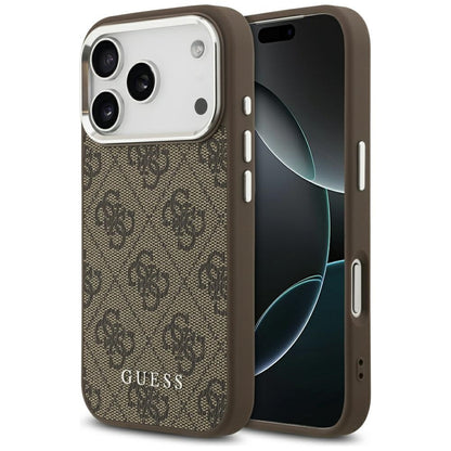 MagSafe cover til Apple iPhone 17 Pro Max, Guess, 4G Classic Logo, Brun