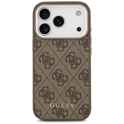 MagSafe cover til Apple iPhone 17 Pro Max, Guess, 4G Classic Logo, Brun
