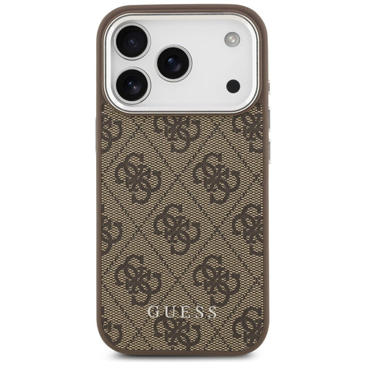 MagSafe cover til Apple iPhone 17 Pro Max, Guess, 4G Classic Logo, Brun