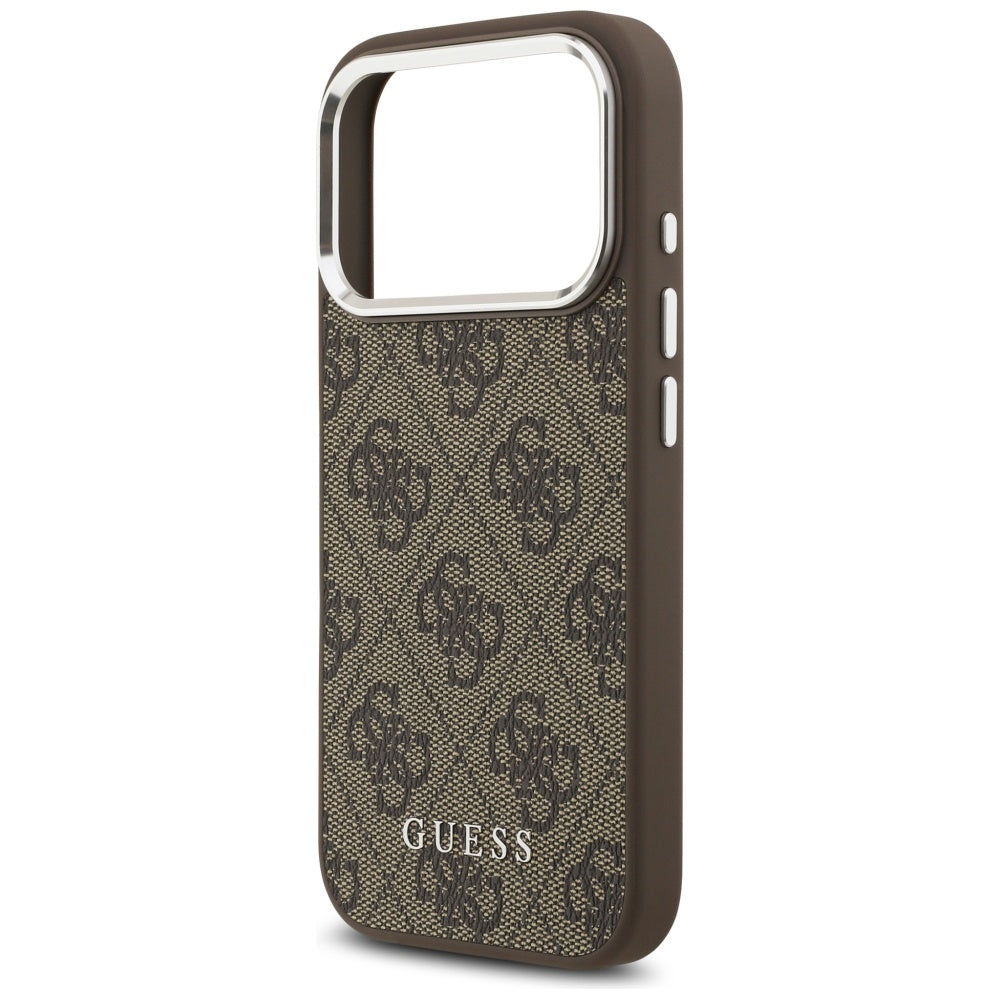MagSafe cover til Apple iPhone 17 Pro Max, Guess, 4G Classic Logo, Brun