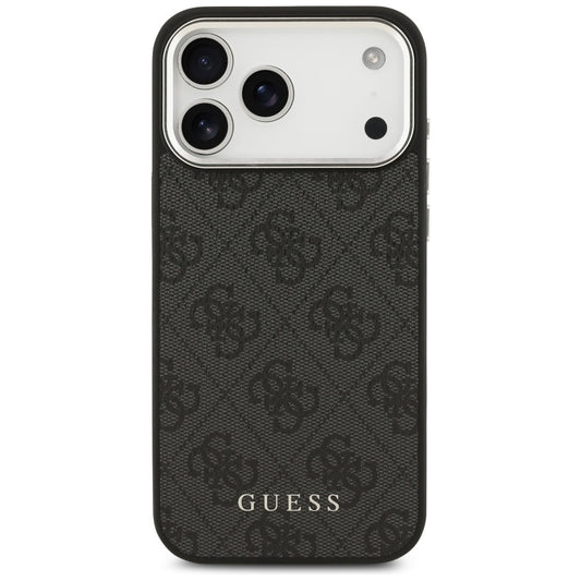 MagSafe cover til Apple iPhone 17 Pro Max, Guess, 4G Classic Logo, Sort