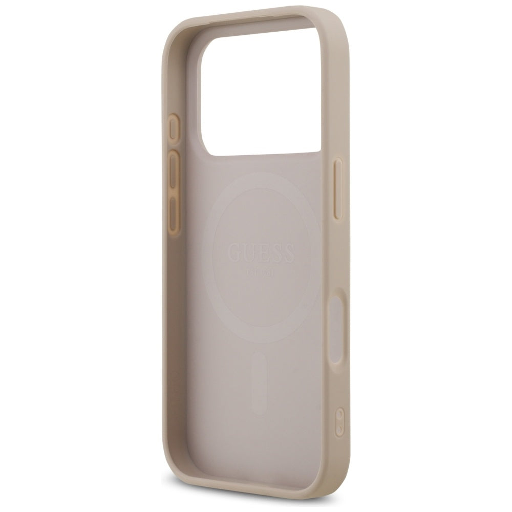 MagSafe cover til Apple iPhone 17 Pro Max, Guess, 4G Printed Stripes, Pink