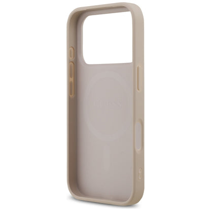 MagSafe cover til Apple iPhone 17 Pro Max, Guess, 4G Printed Stripes, Pink