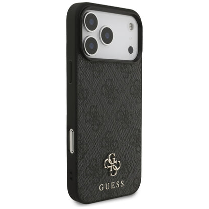 MagSafe cover til Apple iPhone 17 Pro Max, Guess, 4G Small and Classic Logo, Sort