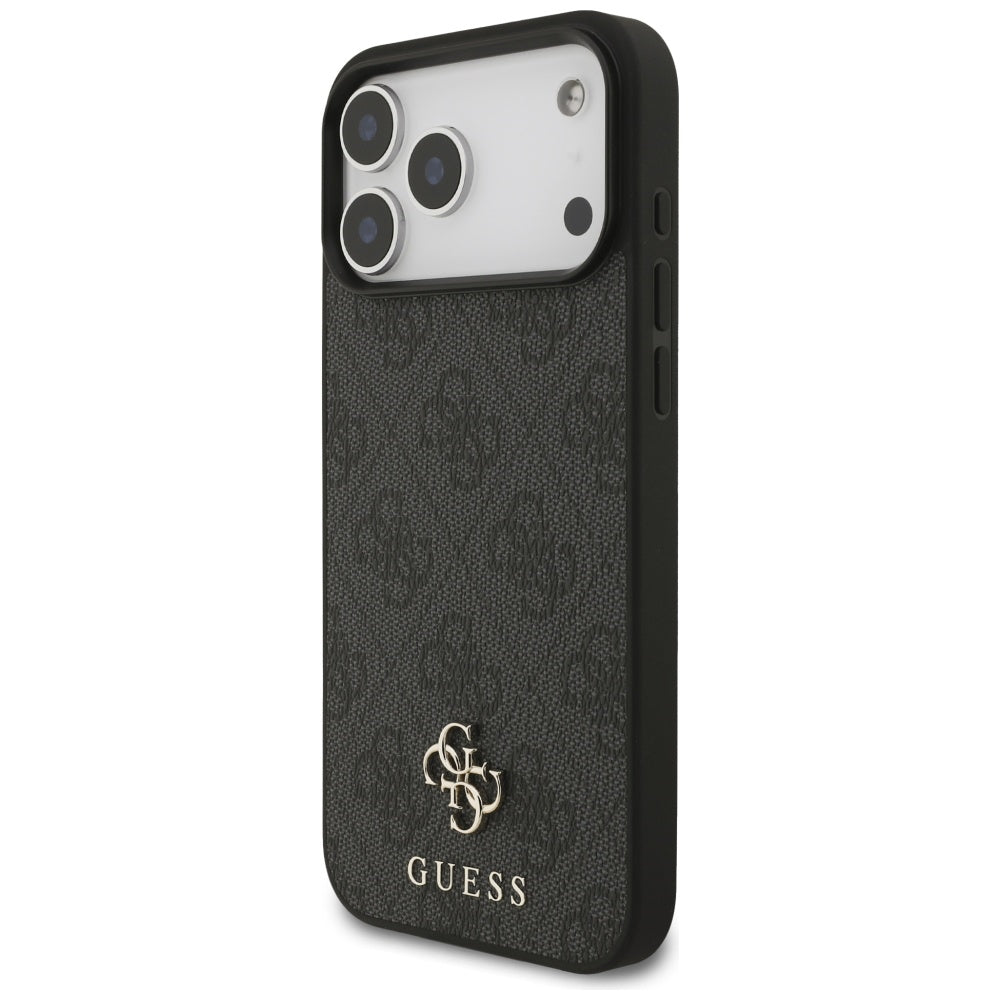 MagSafe cover til Apple iPhone 17 Pro Max, Guess, 4G Small and Classic Logo, Sort