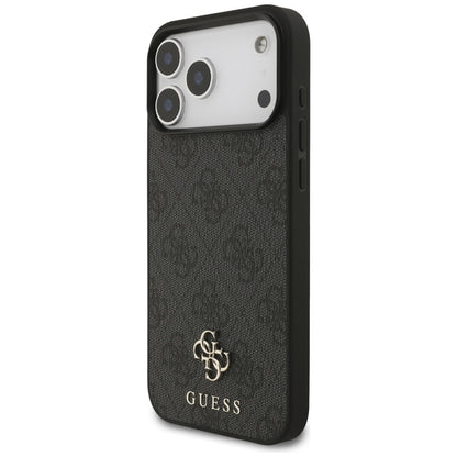 MagSafe cover til Apple iPhone 17 Pro Max, Guess, 4G Small and Classic Logo, Sort