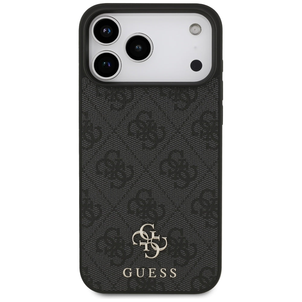 MagSafe cover til Apple iPhone 17 Pro Max, Guess, 4G Small and Classic Logo, Sort