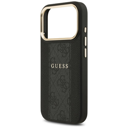 MagSafe cover til Apple iPhone 17 Pro Max, Guess, 4G Stripe, Sort