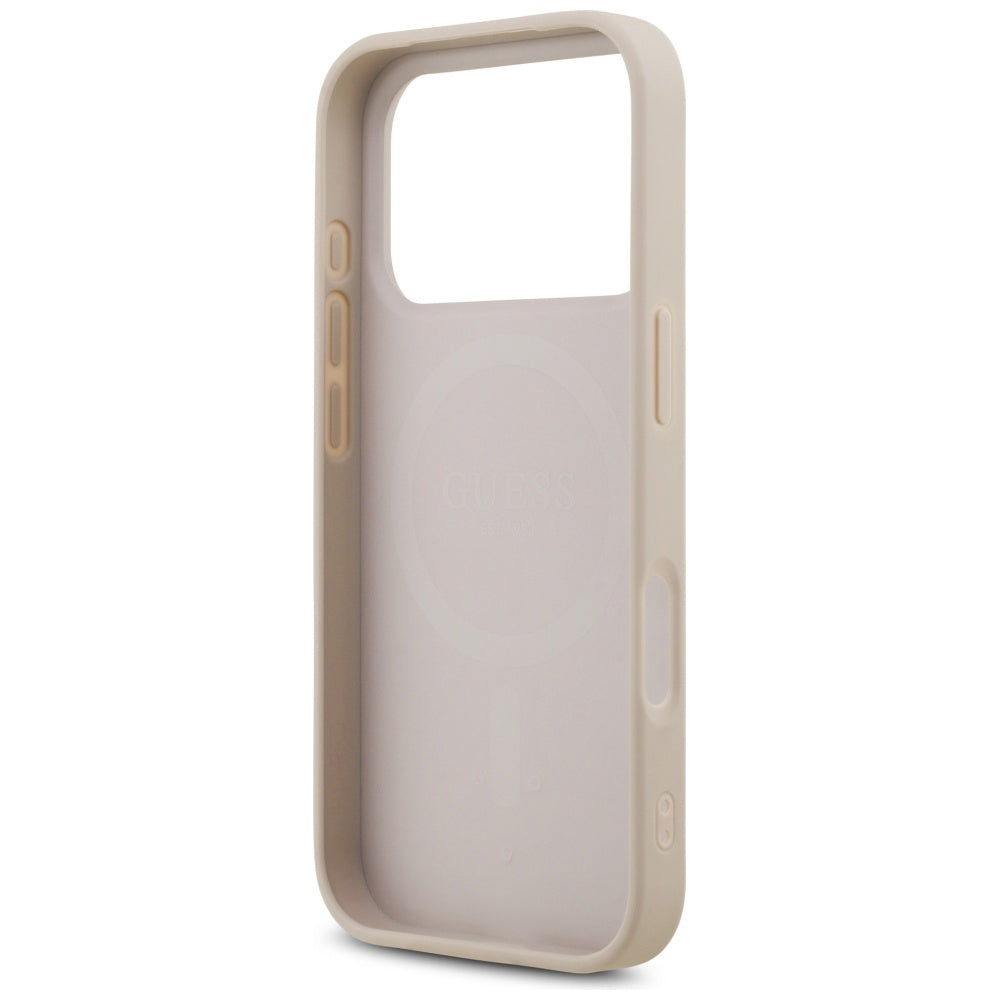 MagSafe cover til Apple iPhone 17 Pro Max, Guess, 4G Triangle Strass, Pink