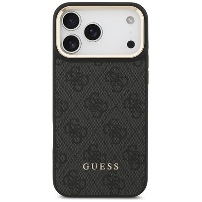 MagSafe cover til Apple iPhone 17 Pro Max, Guess, Cardslot 4G, Sort