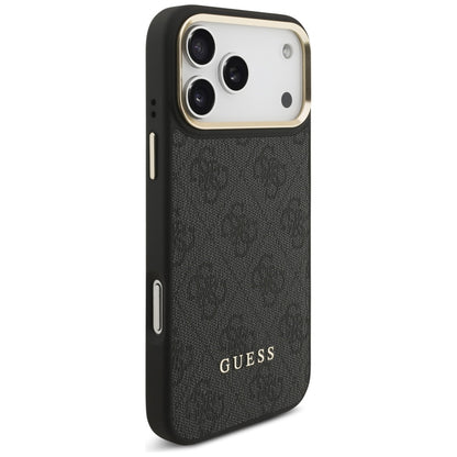 MagSafe cover til Apple iPhone 17 Pro Max, Guess, Cardslot 4G, Sort