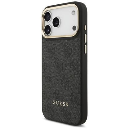 MagSafe cover til Apple iPhone 17 Pro Max, Guess, Cardslot 4G, Sort