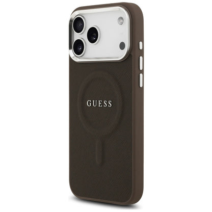 MagSafe cover til Apple iPhone 17 Pro Max, Guess, Classic Logo, Brun