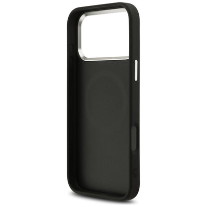 MagSafe cover til Apple iPhone 17 Pro Max, Guess, Glitter Triangle Logo, Sort
