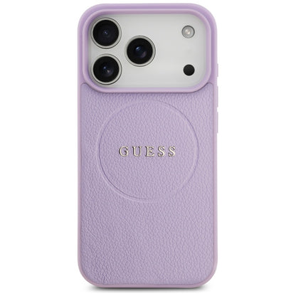 MagSafe cover til Apple iPhone 17 Pro Max, Guess, Grained Gold Ring, Lilla