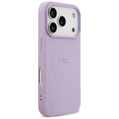 MagSafe cover til Apple iPhone 17 Pro Max, Guess, Grained Gold Ring, Lilla
