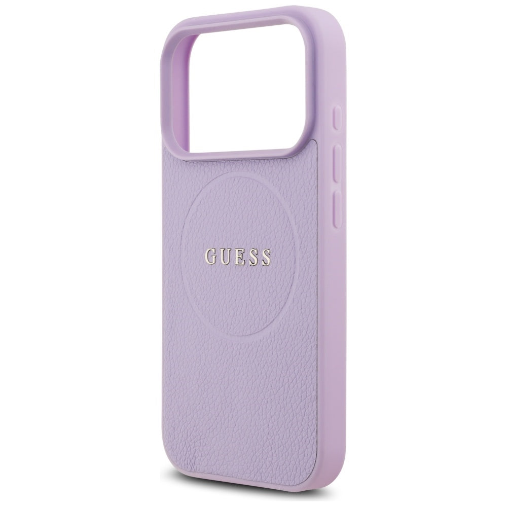 MagSafe cover til Apple iPhone 17 Pro Max, Guess, Grained Gold Ring, Lilla