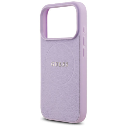 MagSafe cover til Apple iPhone 17 Pro Max, Guess, Grained Gold Ring, Lilla