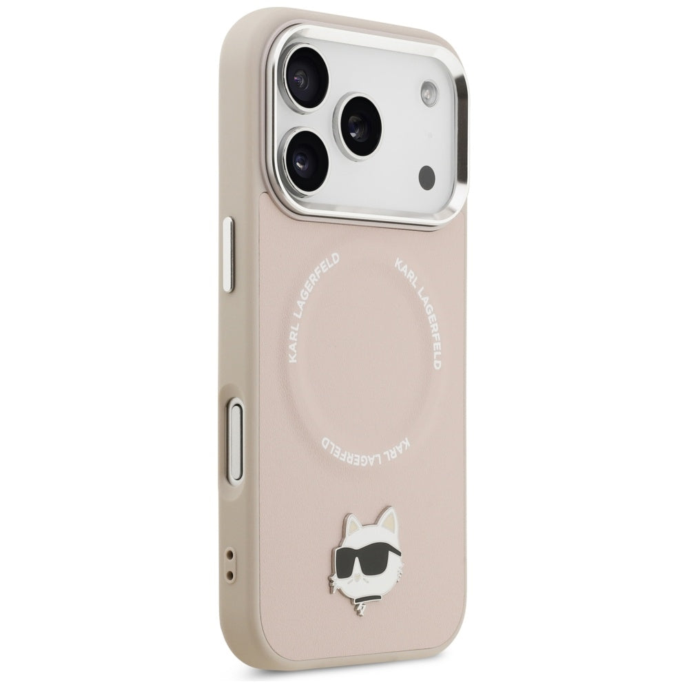 MagSafe cover til Apple iPhone 17 Pro Max, Karl Lagerfeld, Choupette Pin, Pink
