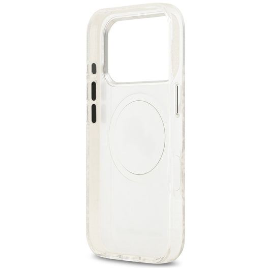 MagSafe cover til Apple iPhone 17 Pro Max, Karl Lagerfeld, Glitter Karl & Choupette Head, Hvid