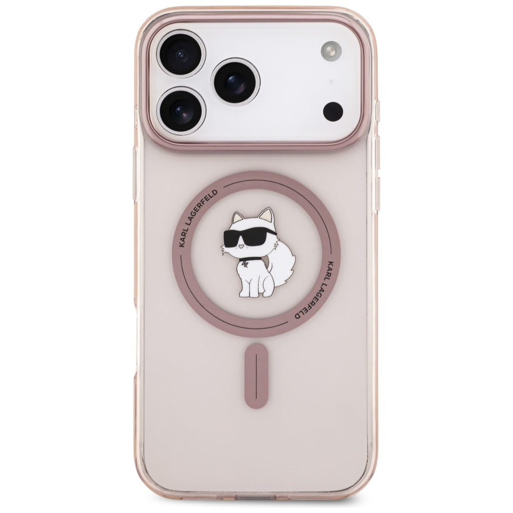 MagSafe cover til Apple iPhone 17 Pro Max, Karl Lagerfeld, IML Choupette, Pink