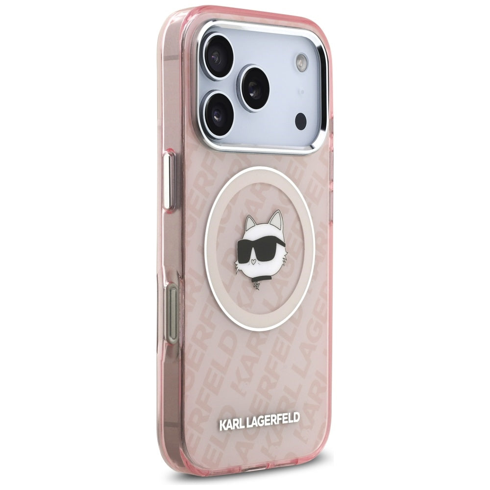 MagSafe cover til Apple iPhone 17 Pro Max, Karl Lagerfeld, IML Choupette's Head, Pink