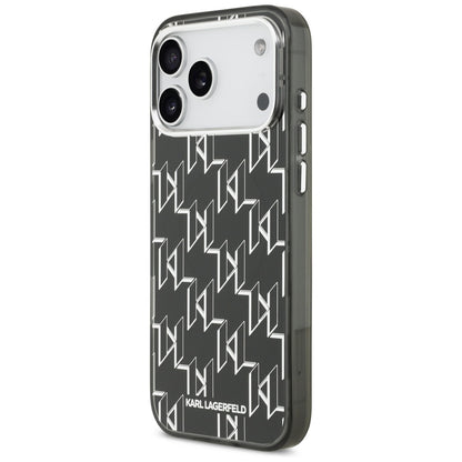 MagSafe cover til Apple iPhone 17 Pro Max, Karl Lagerfeld, IML KL Monogram, Sort