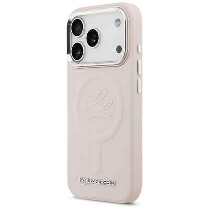 MagSafe cover til Apple iPhone 17 Pro Max, Karl Lagerfeld, Initial & Metal Logo, Pink