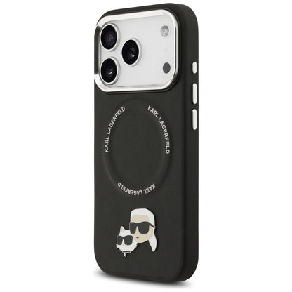 MagSafe cover til Apple iPhone 17 Pro Max, Karl Lagerfeld, Karl & Choupette Pins, Sort