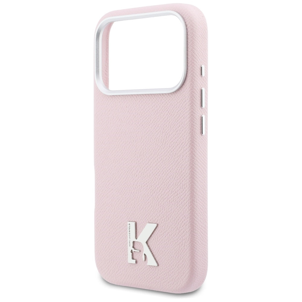 MagSafe cover til Apple iPhone 17 Pro Max, Karl Lagerfeld, Karl Head Logo, Pink