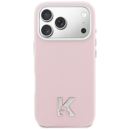 MagSafe cover til Apple iPhone 17 Pro Max, Karl Lagerfeld, Karl Head Logo, Pink
