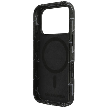 MagSafe cover til Apple iPhone 17 Pro Max, Karl Lagerfeld, KL Monogram Logo, Sort