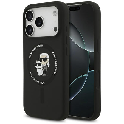 MagSafe cover til Apple iPhone 17 Pro Max, Karl Lagerfeld, Ring Karl & Choupette, Sort