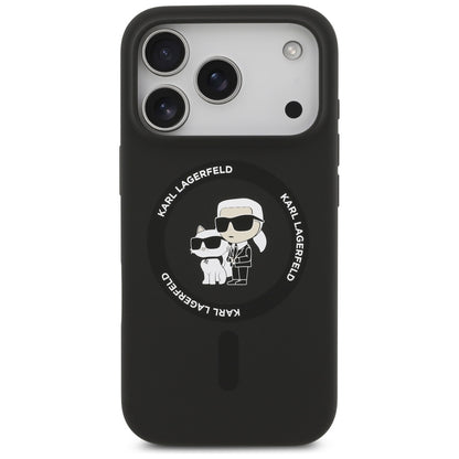 MagSafe cover til Apple iPhone 17 Pro Max, Karl Lagerfeld, Ring Karl & Choupette, Sort