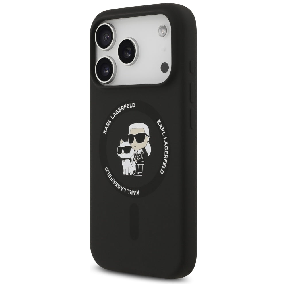 MagSafe cover til Apple iPhone 17 Pro Max, Karl Lagerfeld, Ring Karl & Choupette, Sort
