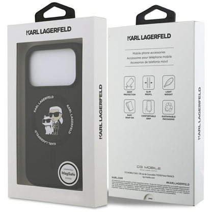 MagSafe cover til Apple iPhone 17 Pro Max, Karl Lagerfeld, Ring Karl & Choupette, Sort