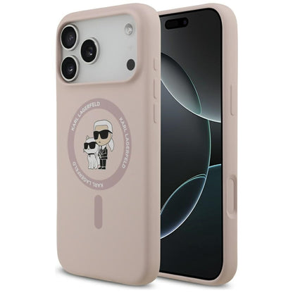 MagSafe cover til Apple iPhone 17 Pro Max, Karl Lagerfeld, Ring Karl & Choupette, Pink