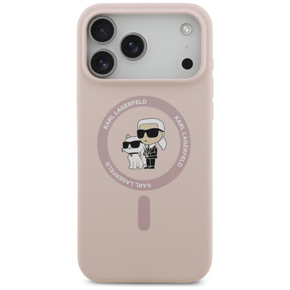 MagSafe cover til Apple iPhone 17 Pro Max, Karl Lagerfeld, Ring Karl & Choupette, Pink