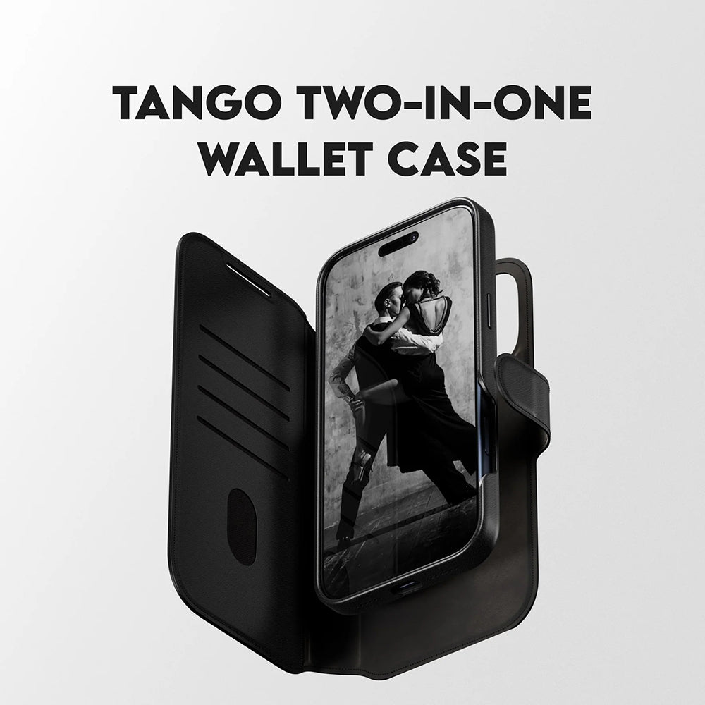 MagSafe cover til Apple iPhone 17 Pro Max, PanzerGlass, Care Feature Tango Two-in-One, Sort