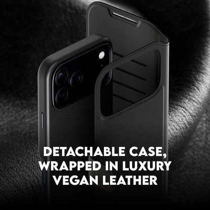 MagSafe cover til Apple iPhone 17 Pro Max, PanzerGlass, Care Feature Tango Two-in-One, Sort