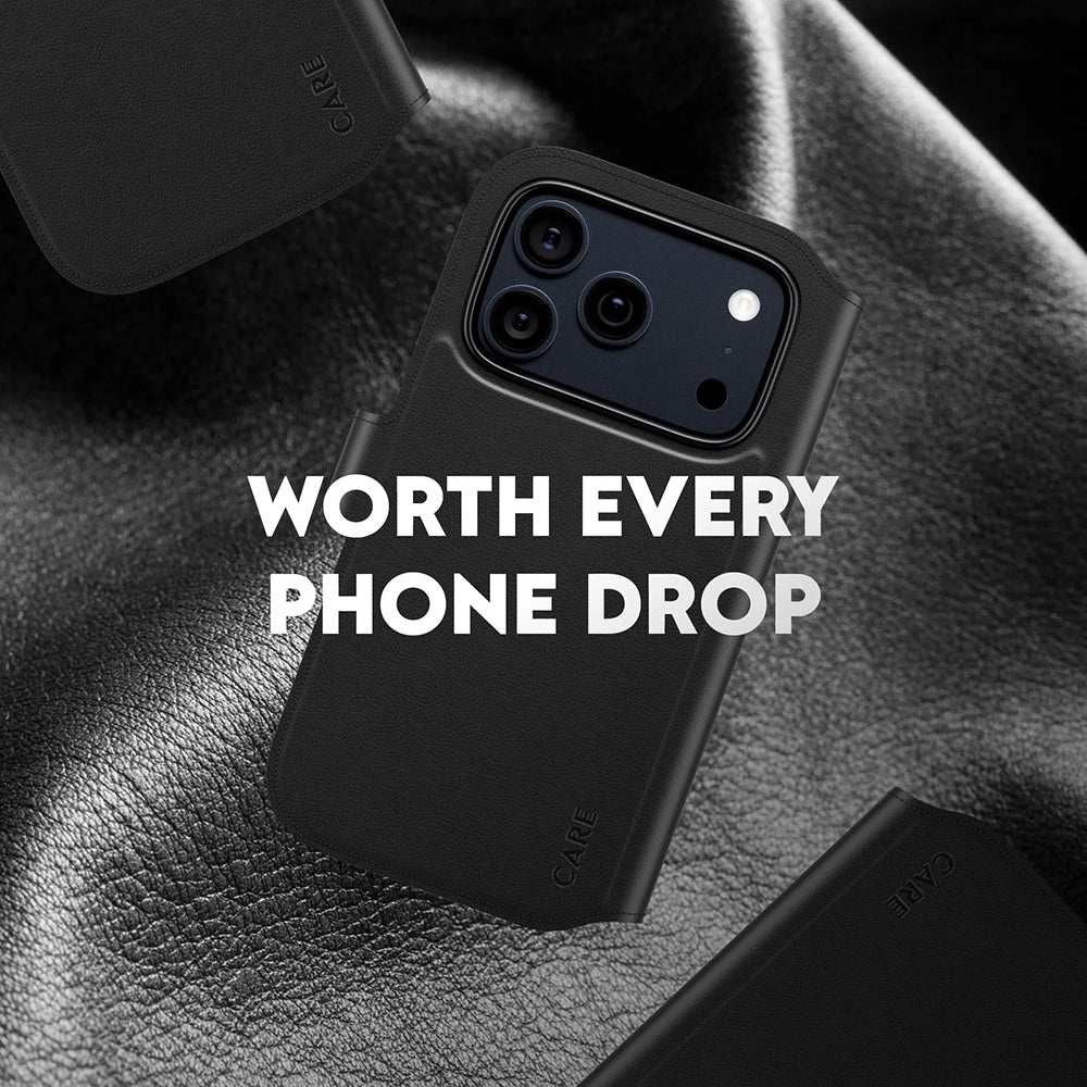 MagSafe cover til Apple iPhone 17 Pro Max, PanzerGlass, Care Feature Tango Two-in-One, Sort