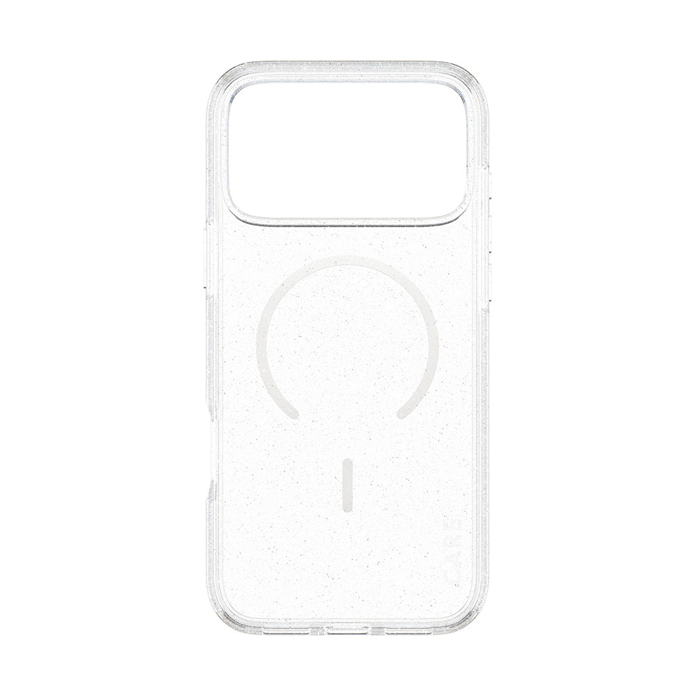 MagSafe cover til Apple iPhone 17 Pro Max, PanzerGlass, Care Urban Explorer Star Lit, Transparent Hvid
