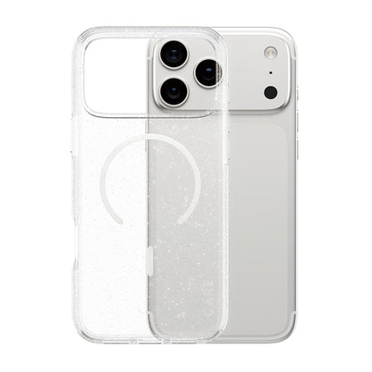 MagSafe cover til Apple iPhone 17 Pro Max, PanzerGlass, Care Urban Explorer Star Lit, Transparent Hvid