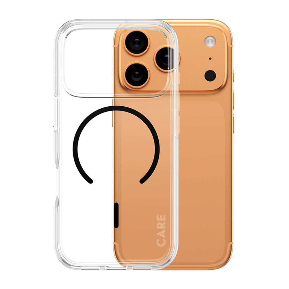 MagSafe cover til Apple iPhone 17 Pro Max, PanzerGlass, Care Urban Explorer, Sort Transparent