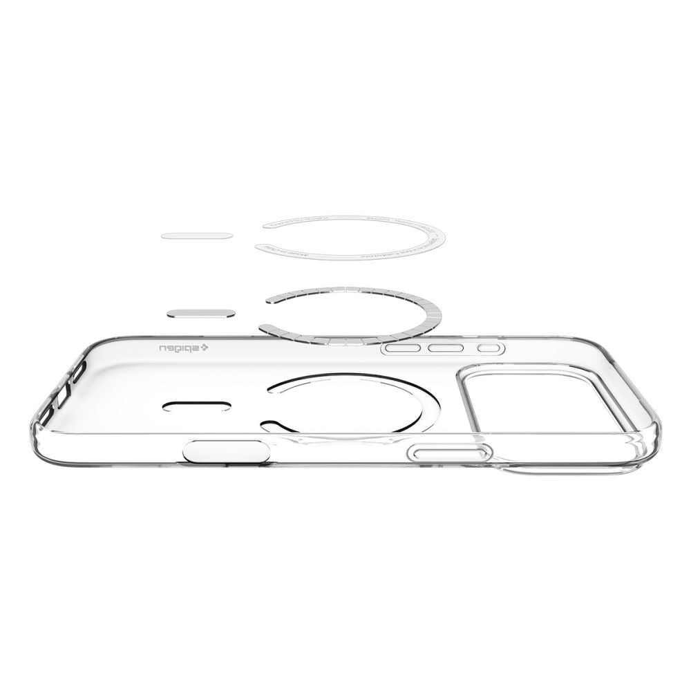 MagSafe cover til Apple iPhone 17 Pro Max, Spigen, Liquid Crystal, Hvid