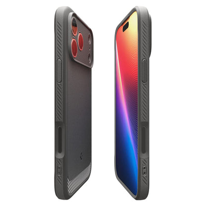 MagSafe cover til Apple iPhone 17 Pro Max, Spigen, Rugged Armor, Grå