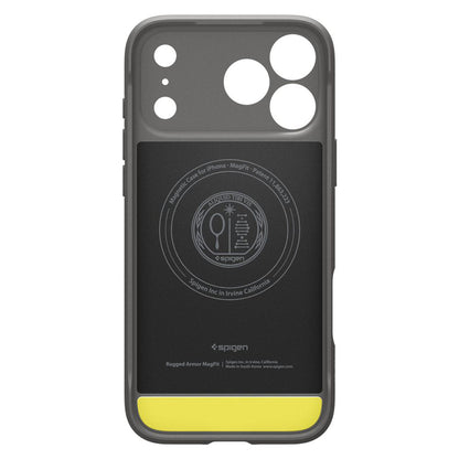 MagSafe cover til Apple iPhone 17 Pro Max, Spigen, Rugged Armor, Grå